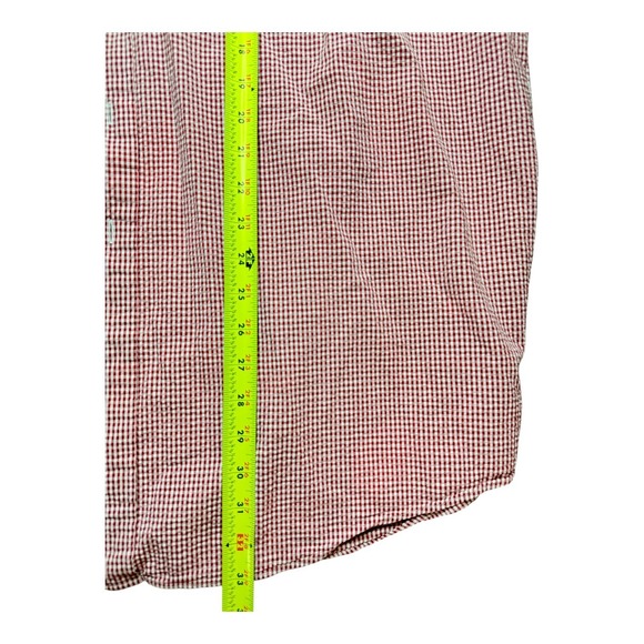 Brooks‎ Brothers Long Sleeve Shirt Mens XXL Red Gingham Check Button Down Summer - Picture 12 of 13